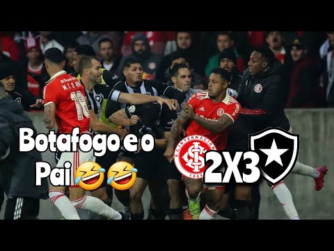 Briga entre Internacional e Botafogo ao som de Ratinho