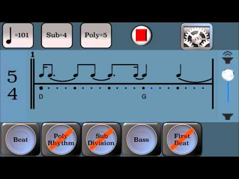 Polyrhythms app basic instructions part 3