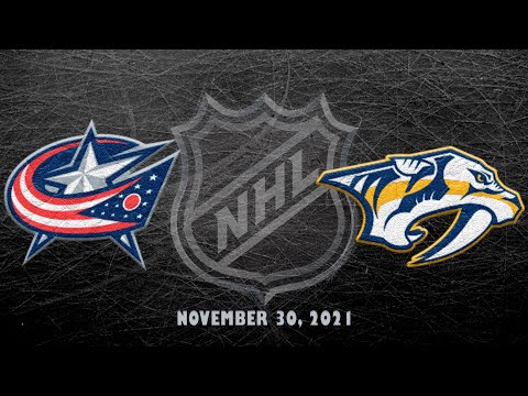 NHL Blue Jackets vs Predators | Nov.30, 2021