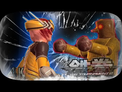 Golden Mokujin & Alisa ( Gold Battle Outfit ) Ultra Hard UHD 4K 60 FPS