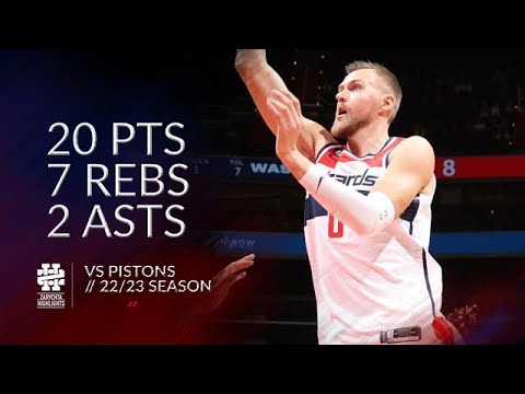 Kristaps Porzingis 20 pts 7 rebs 2 asts vs Pistons 22/23 season