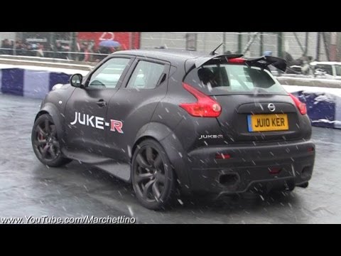 Nissan Juke-R DRIFTS, Accelerations and Revs!