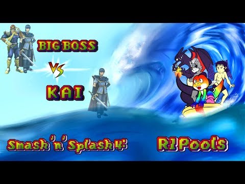 SnS4 *R1 Pools* Big Boss(C. Falcon, Marth) vs Kai(Marth)