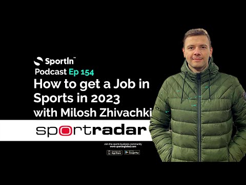 How to get a job in sports in 2023 | Sportradar | SportIn Global Podcast
