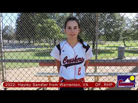 2022: Hayley Sandler Softball Skills/Recruiting Video OF/RHP/SLAPPER