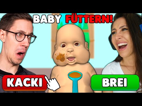 Ich habe @HandOfBlood überredet, dieses abartige Baby Game für mich zu spielen! My little Baby