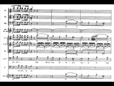 Mozart - Nozze di Figaro - Finale II "Esci omai, garzon malnato" (score)