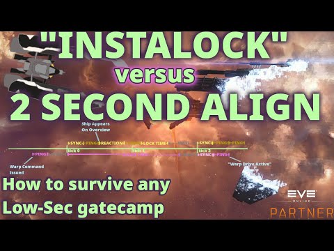 How 2 Second Align Ships Get Caught - EVE Online Instawarp, Instalock, and Server Ticks Explained