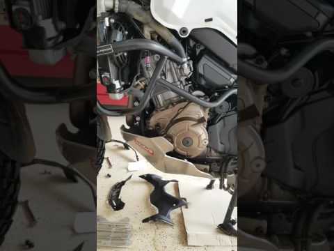 CRF1000 Africa Twin Uni-Filter install