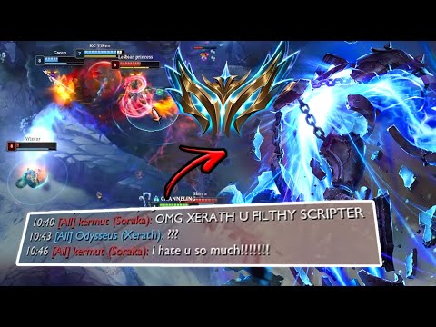 MY XERATH SO CLEAN THEY THOUGHT I WAS SCRIPTING IN CHALLENGER