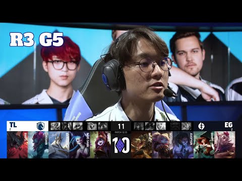 EG vs TL - Game 5 | Round 3 Playoffs S12 LCS Summer 2022 | Evil Geniuses vs Team Liquid G5