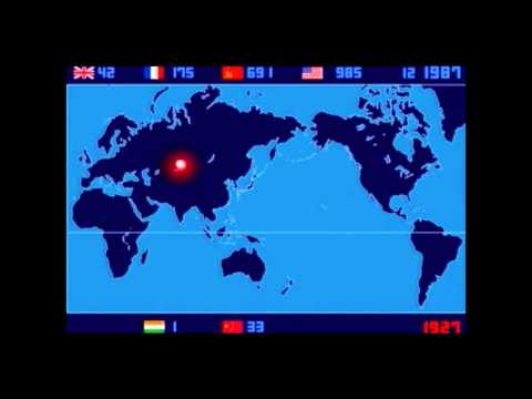 A Time Lapse Map of Every Nuclear Explosion Since 1945  222