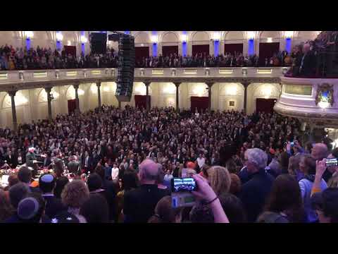 Hatikva (Israëlisch volkslied) - Chanoeka Concert 5 december 2018, Concertgebouw Amsterdam