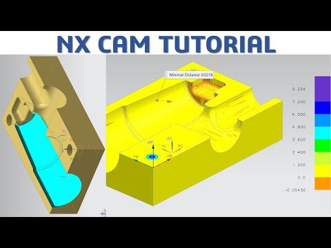 NX 12 CAM Tutorial #6 | Mill 3D Machining Mold & Die Making | Mill 3 Axis