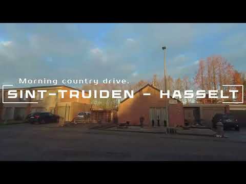 Morning drive through the countryside. Sint-Truiden - Hasselt