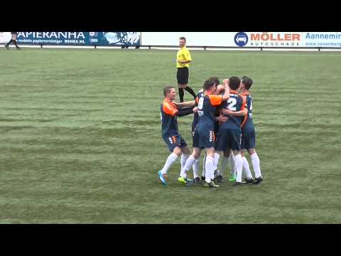 Ruben Hollemans opent voor Kloetinge tegen XerxesDZB