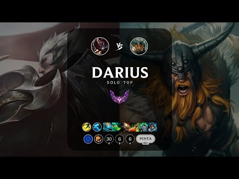 Darius Top vs Olaf - EUW Master Patch 13.18