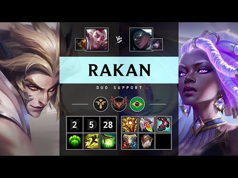 Rakan Support vs Senna - BR Grandmaster Patch 25.17