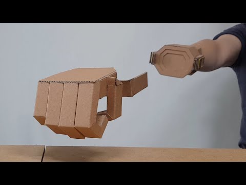 How to make Rocket Robot Punch from Cardboard