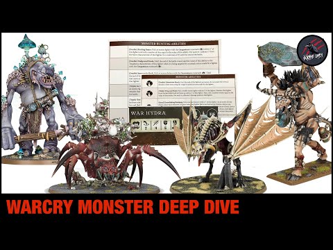 ALL THE WARCRY MONSTERS - How To Play Them, Rules, Fighter Cards & Abilities - Warhammer Warcry