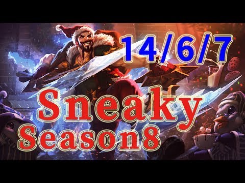 C9 Sneaky Draven ADC vs Vayne Patch 8.8