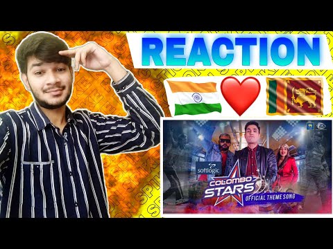 Indian Reaction 🇮🇳❤️🇱🇰 Colombo Stars Official Theme Song - Randhir X Romaine Willis X Kaizer Kaiz