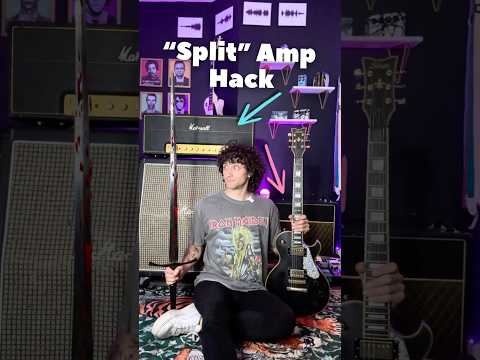 Using TWO guitar AMPS at once 👯