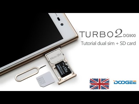 Tutorial dual sim + sd card DOOGEE DG900