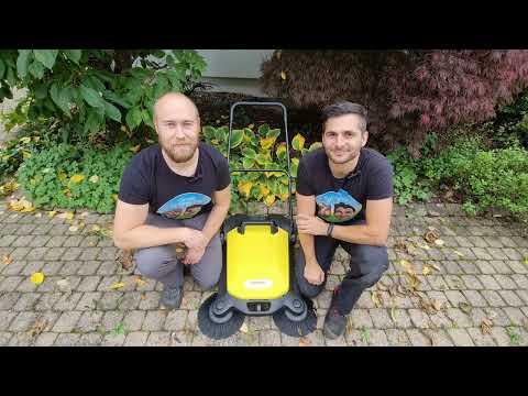 Laub effizient entfernen mit der Kehrmaschine S 4 Twin von Kärcher