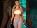 FLLFW Model Marissa Dubois Wearing Grey Velvet At Fort Lauderdale Fashion Week 2023