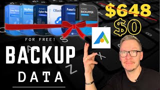 Backup your DATA.  Software worth $648 for FREE