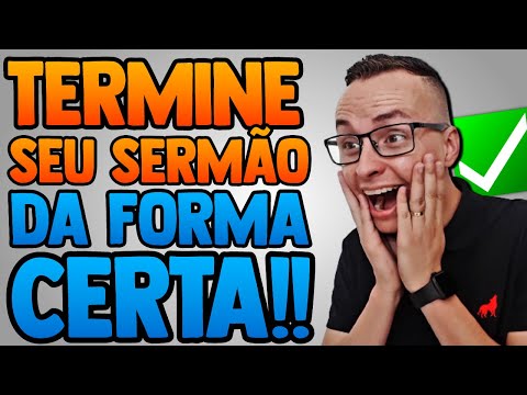 Learn How to Conclude a Sermon Easily | Thalles Villas