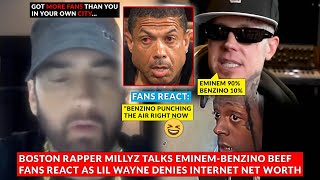 “I listened to Benzino but Eminem’s my Favorite” Millyz on Eminem, Lil Wayne DENIES $150m Net worth