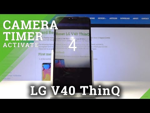 How to Set Up Camera Timer in LG V40 ThinQ – Camera Settings