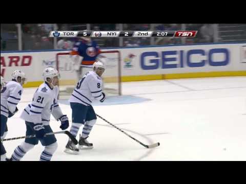 Kessel's 2nd Goal - Leafs 5 vs Islanders 2  - Oct 21st 2014 (HD)