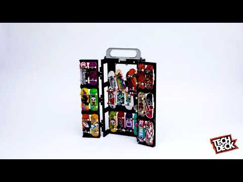 Spin Master Tech Deck - Play &amp; Ekranas SK8 Shop Riedlenčių dėklas video