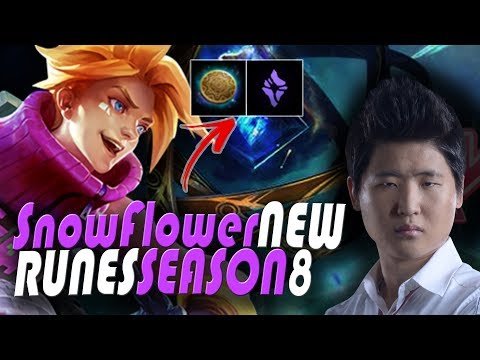 JAG SNOWFLOWER Ezreal Support - Season 8 New Runes