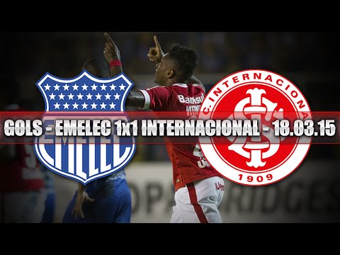 GOLS - EMELEC 1x1 INTERNACIONAL - 18.03.15