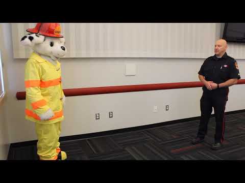 Stop Drop and Roll Demonstration