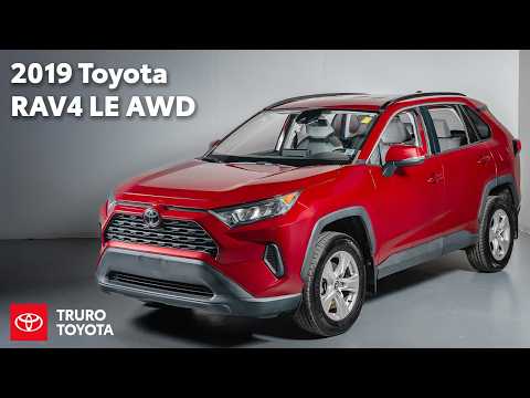 2019 Toyota RAV4 AWD LE in Red for sale at Truro Toyota in Truro, NS