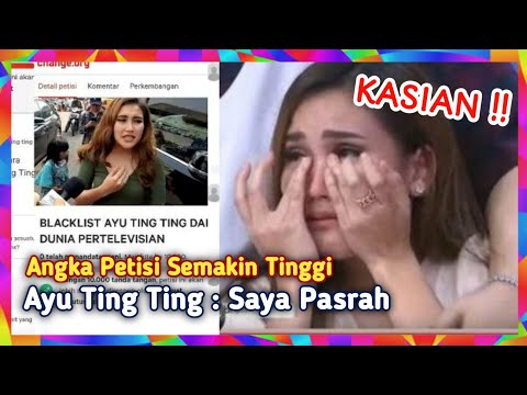 Angka Petisi Semakin Tinggi, Ayu Ting Ting : Saya Pasrah !!