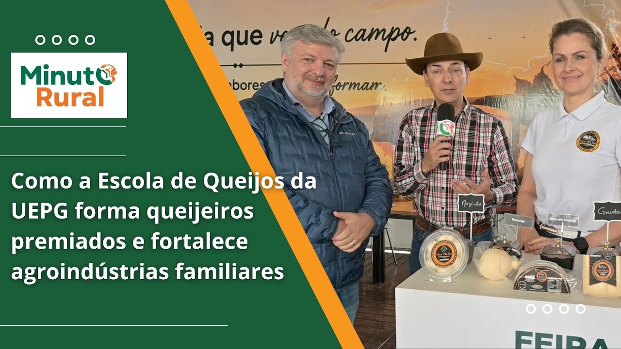 Como a Escola de Queijos da UEPG forma queijeiros premiados e fortalece agroindústrias familiares