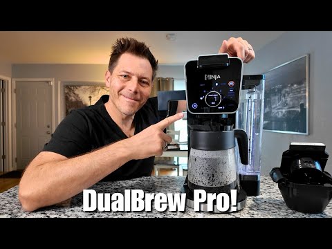 Ninja Drip Coffee Maker With K Cup Combo, DualBrew Pro Specialty Coffee System, Coffee Machine Compatible with K-Cup Pods, 12 Cup Single Serve Coffee Makers with Paper Filter, CFP301 video review thumbnail