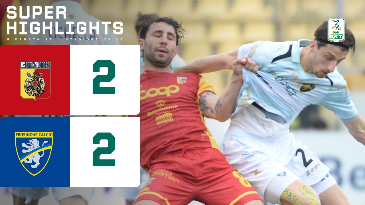 Catanzaro vs Frosinone Highlights