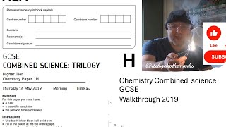 Chemistry Combined Science walkthrough paper 1 higher tier 2019   AQA