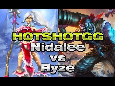 CLG HotshotGG Nidalee vs Ryze