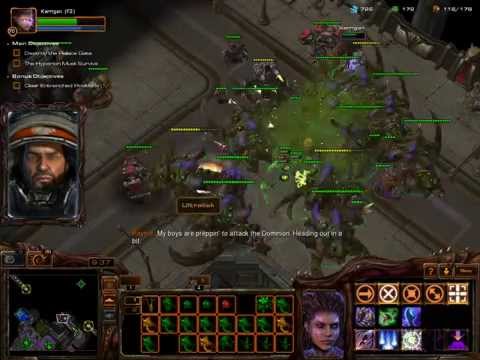 StarCraft 2 Heart of the Swarm final mission (The Reckoning) brutal