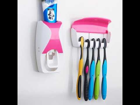 Automatic Plastic Toothpaste Dispenser For Bathroom, Size: Medium
