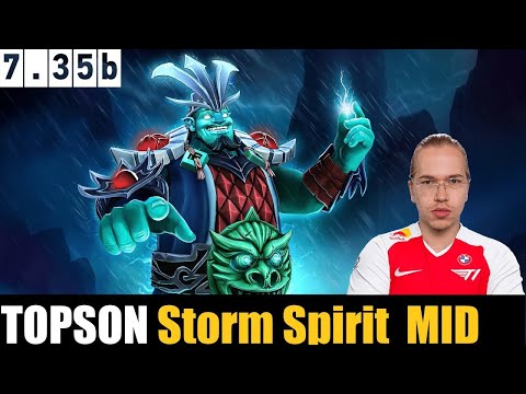 🔥TOPSON [Storm Spirit] MID 7.35B - DOTA 2 HIGHEST MMR MATCH #dota2 #dota2gameplay #topson