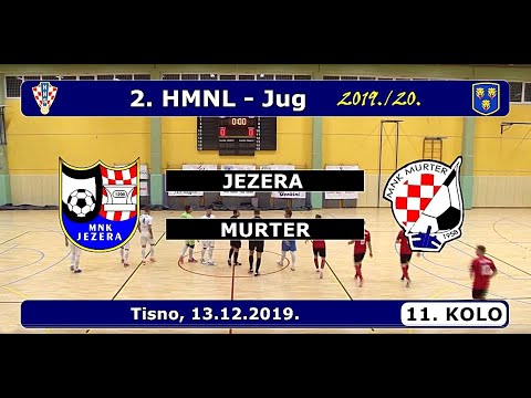 2.HMNL-JUG, 11. KOLO: JEZERA - MURTER, TISNO 13.12.2019.